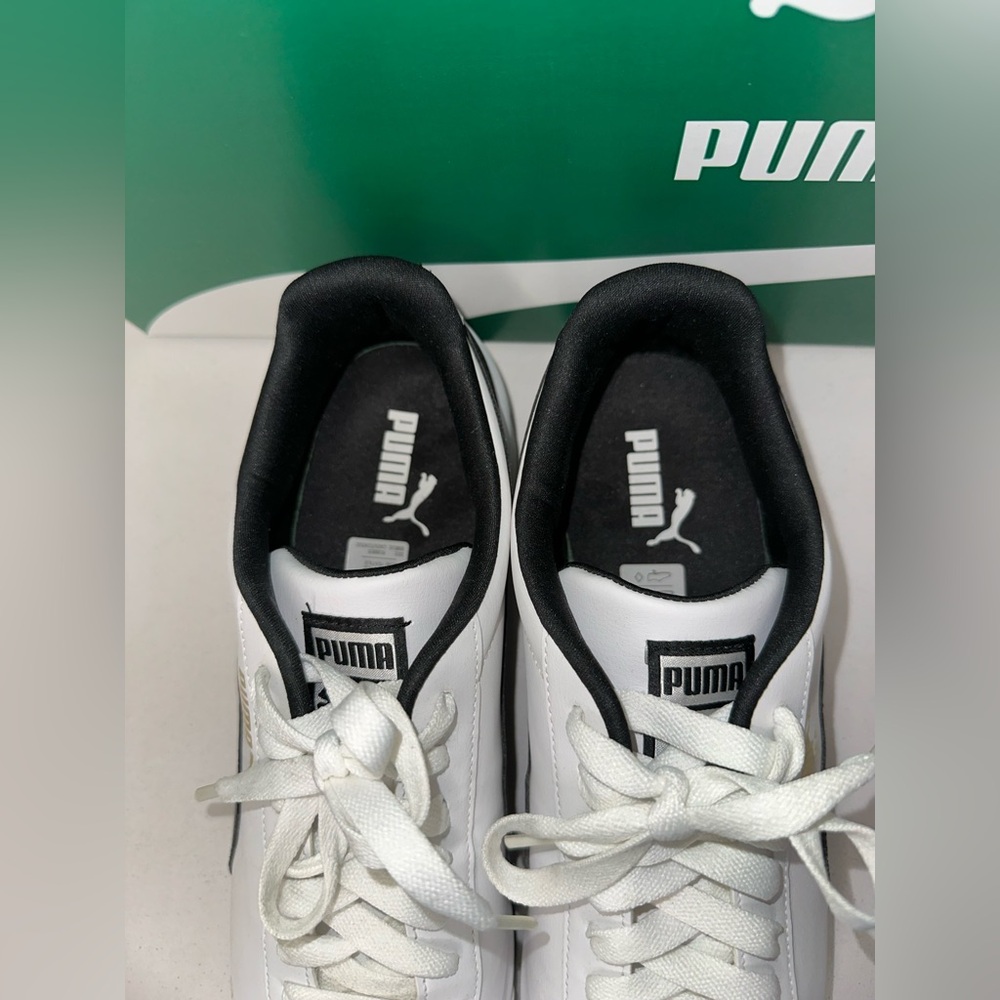 👟 Puma Roma Basic White and Black Sneakers - Picture 4 of 6